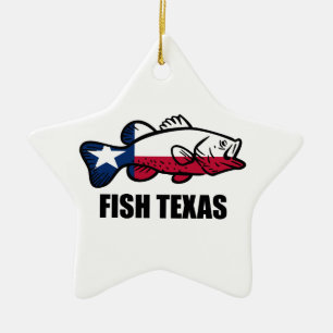 Fisch Texas Keramik Ornament