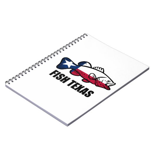 Fisch Texas Notizblock (Linke Seite)