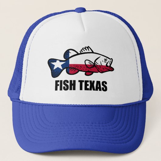 Fisch Texas Truckerkappe (Vorderseite)