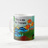 Fisch-Therapie Kaffeetasse (Vorderseite Links)