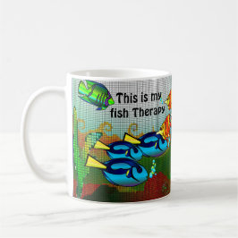 Fisch-Therapie Kaffeetasse