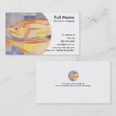 Fisch-Tierkreis Visitenkarte (Vorne/Hinten)