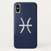 Fisch-Tierkreis-Zeichen auf Case-Mate iPhone Hülle (Rückseite)