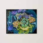 Fisch-Tierkreis-Zeichen Puzzle (Horizontal)