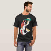 Fisch trinkt Bier T-Shirt (Vorne ganz)