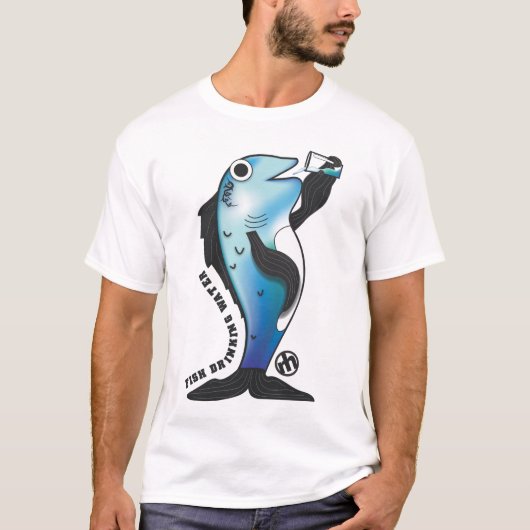 Fisch-Trinkwasser T-Shirt (Vorderseite)