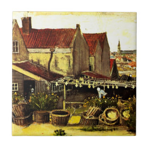 Fisch-Trocken-Schuppen von Vincent van Gogh Fliese