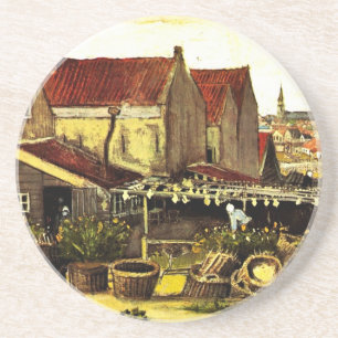 Fisch-Trocken-Schuppen von Vincent van Gogh Sandstein Untersetzer