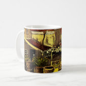 Fisch Trockner Stall von Vincent van Gogh Kaffeetasse (Vorderseite Links)