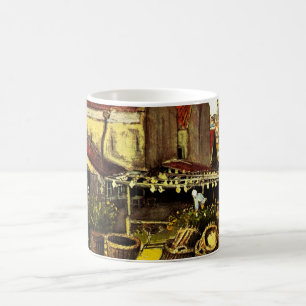 Fisch Trockner Stall von Vincent van Gogh Kaffeetasse