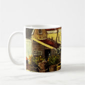 Fisch Trockner Stall von Vincent van Gogh Kaffeetasse (Links)