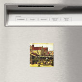 Fisch Trockner Stall von Vincent van Gogh Magnet (In Situ (Geschirrspüler))