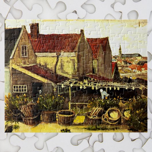 Fisch Trockner Stall von Vincent van Gogh Puzzle