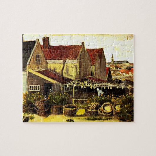 Fisch Trockner Stall von Vincent van Gogh Puzzle (Horizontal)