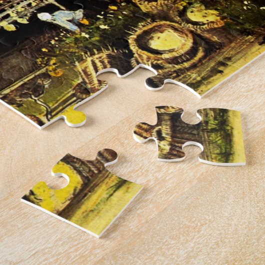 Fisch Trockner Stall von Vincent van Gogh Puzzle (Seite)