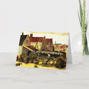 Fisch Trocknungsschuppen von Vincent van Gogh Karte