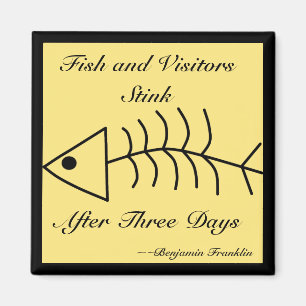 Fisch-und Besucher-Gestank-Magnet Magnet