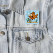 Fisch und Bier Button (Beispiel)