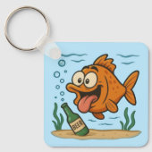 Fisch und Bier Schlüsselanhänger (Vorderseite)