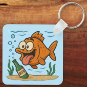 Fisch und Bier Schlüsselanhänger (Rückseite)