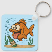 Fisch und Bier Schlüsselanhänger (Rückseite)