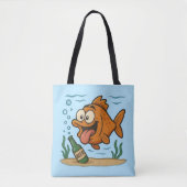 Fisch und Bier Tasche (Vorderseite)