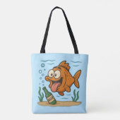 Fisch und Bier Tasche (Rückseite)