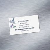 Fisch und Chips Magnetische Visitenkarte (Beispiel)