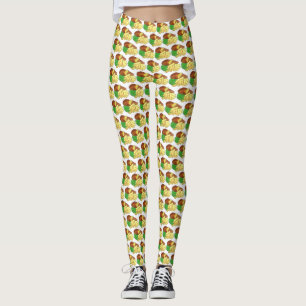 Fisch und Chips Peas British Pub Restaurant Lebens Leggings