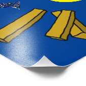 Fisch und Chips, Seebad, Chippy, Beach House Fotodruck (Ecke)