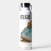 "Fisch und Chips, ultimativer Vater Joke" Wasserfl Trinkflasche (Vorne)