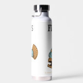 "Fisch und Chips, ultimativer Vater Joke" Wasserfl Trinkflasche (Rechts)