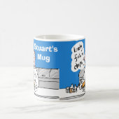 Fisch und Chips zu personalisieren. Kaffeetasse (Mittel)