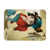 Fisch und Ei Magnet (Horizontal)