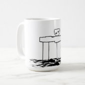 Fisch und Katze Kaffeetasse (Vorderseite Links)