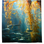 Fisch und Kelp Duschvorhang (Vorderseite)