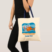 Fisch und Köder in der Liebe Tote Beutel Tragetasche (Vorderseite (Produkt))