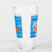 Fisch und Köder in Liebe Glas (Links)