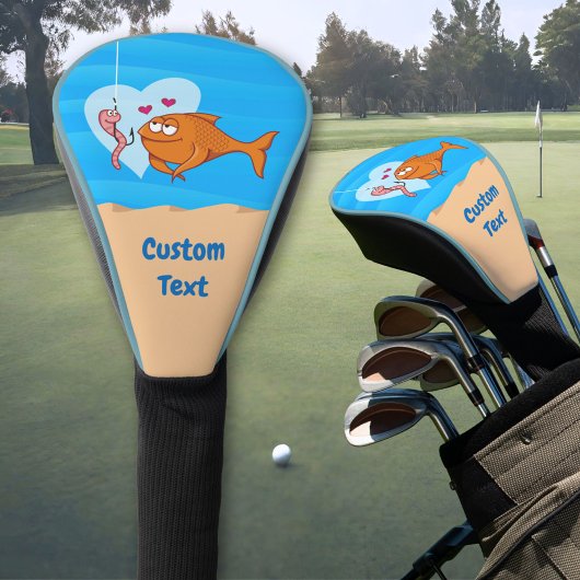 Fisch und Köder in Liebe Golf Head Cover Headcover