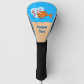 Fisch und Köder in Liebe Golf Head Cover Headcover (Vorderseite)