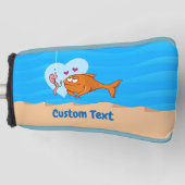 Fisch und Köder in Liebe Golf Head Cover Headcover (Vorderseite)