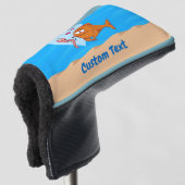 Fisch und Köder in Liebe Golf Head Cover Headcover (3/4 Vorderseite)