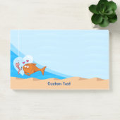 Fisch und Köder in Liebe Post-it Klebezettel (Büro)