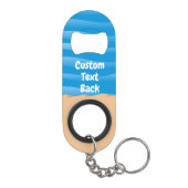 Fisch und Köder in Liebe Schlüsselanhänger Flasche Mini Flaschenöffner (Rückseite)