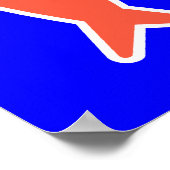 Fisch und Messer Poster (Ecke)
