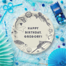 Fisch und nautisches Party