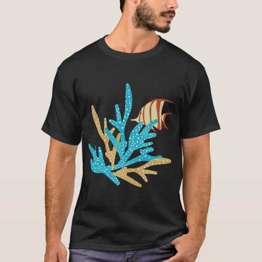 Fisch und Riff T-Shirt (Vorderseite)