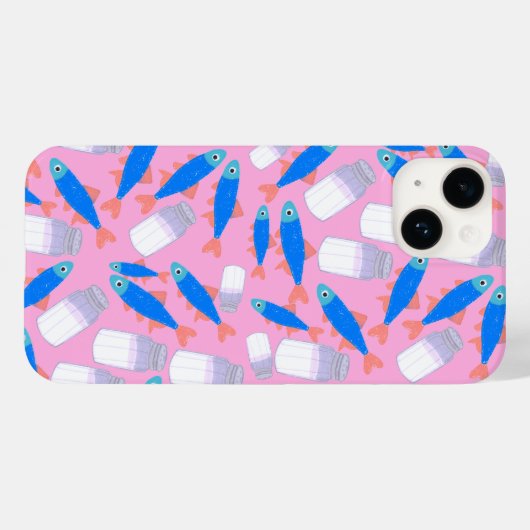 Fisch und Salz Case-Mate iPhone Hülle (Rückseite (Horizontal))
