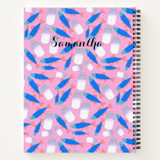 Fisch und Salz Notizblock (Rückseite)