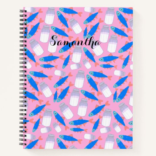 Fisch und Salz Notizblock (Vorderseite)